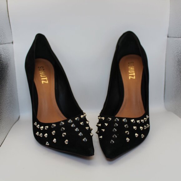 Schutz High Heels with Studs - Picture 1 of 16